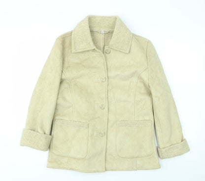 Womens UK Size 14 Preworn Beige Jacket