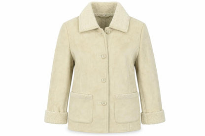 Womens UK Size 14 Preworn Beige Jacket