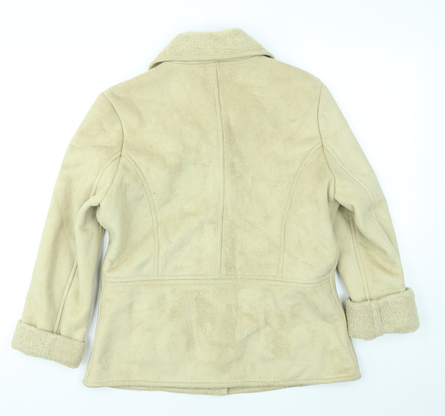 Womens UK Size 14 Preworn Beige Jacket