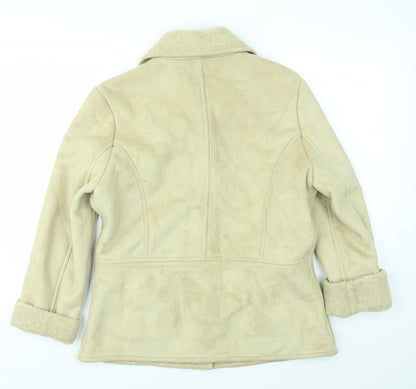 Womens UK Size 14 Preworn Beige Jacket