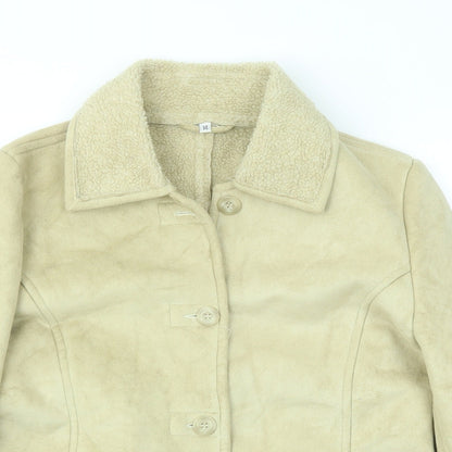 Womens UK Size 14 Preworn Beige Jacket