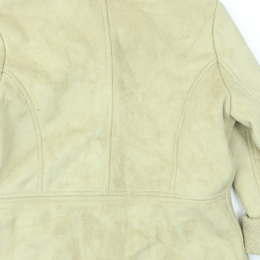 Womens UK Size 14 Preworn Beige Jacket