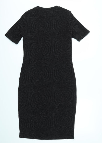 Dorothy Perkins Womens Black   Fit & Flare  Size 10