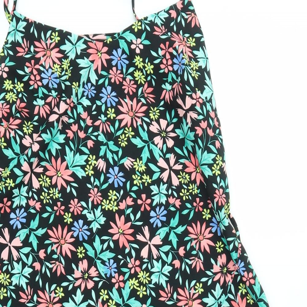 Primark Womens Multicoloured Floral  Fit & Flare  Size 10
