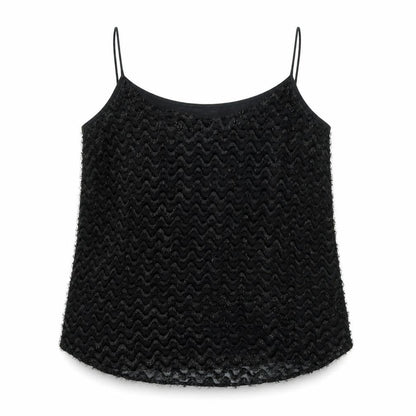 Womens UK Size 10 Matalan Black Basic T-Shirt