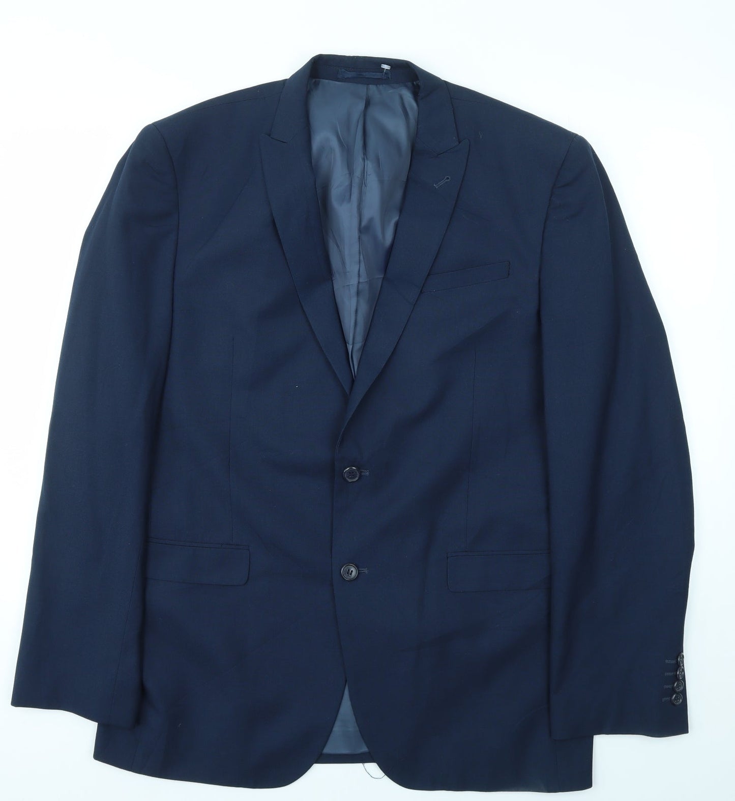 Mens UK Size 42 Cedar Wood State Regular Blue Suit Jacket
