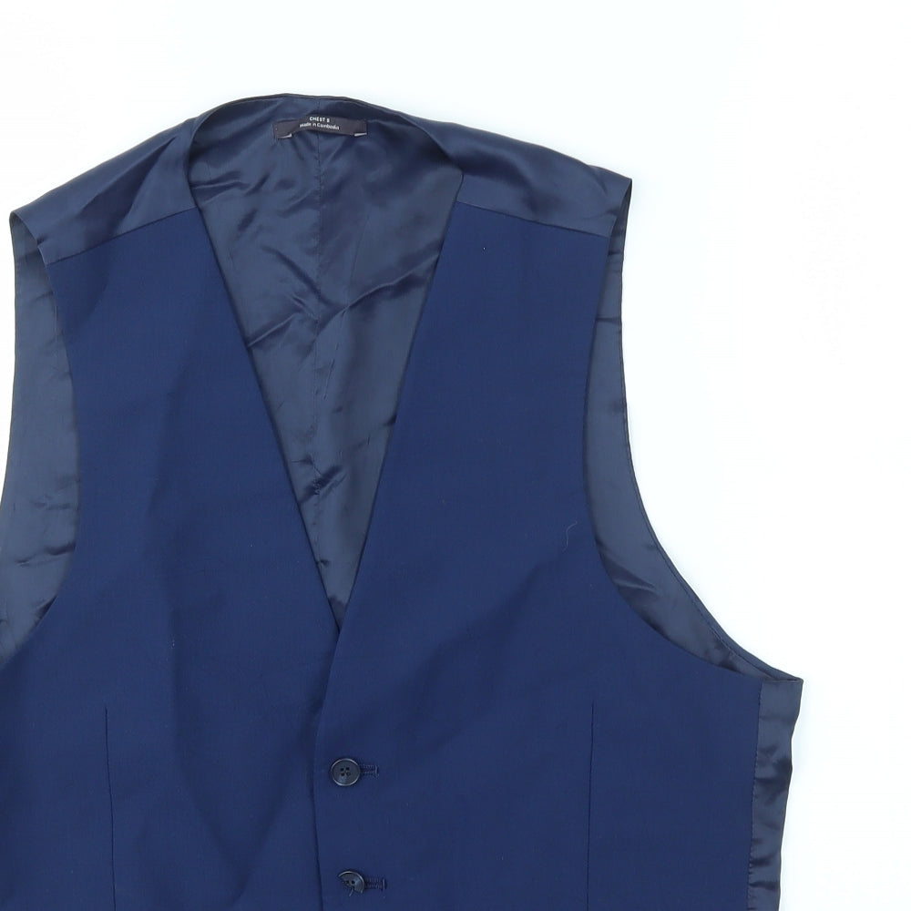 Mens UK Size S M&S Regular Blue Suit Jacket
