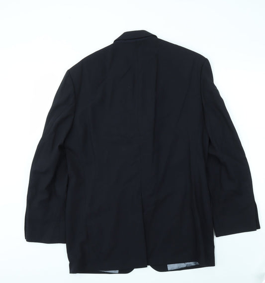 Mens UK Size 38 M&S Regular Blue Suit Jacket