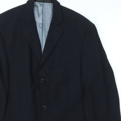 Mens UK Size 38 M&S Regular Blue Suit Jacket