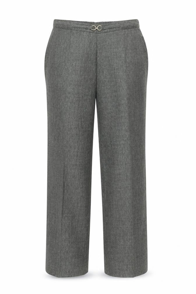 Womens UK Size 12 Damart Regular Fit  Brown Trousers