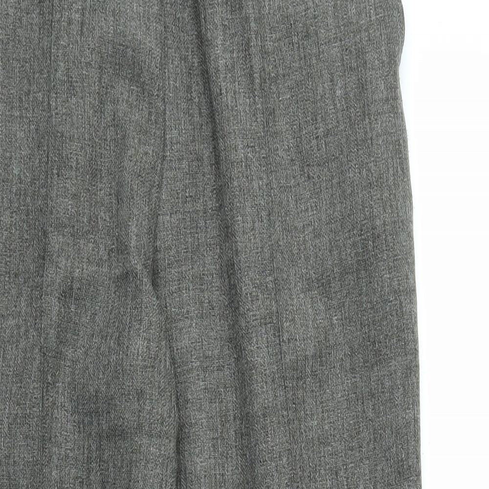 Womens UK Size 12 Damart Regular Fit  Brown Trousers