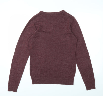 Mens UK Size XS Cedar Wood State Red Pullover Sweatshirt