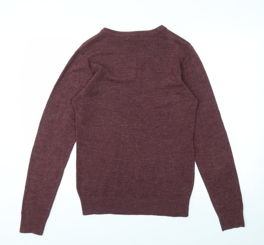 Mens UK Size XS Cedar Wood State Red Pullover Sweatshirt