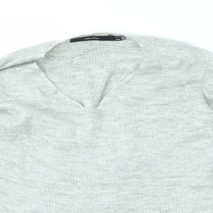Womens UK Size S VERO MODA Grey Pullover Jumper