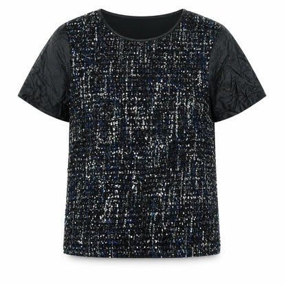 Womens UK Size 10 M&S Black Basic T-Shirt