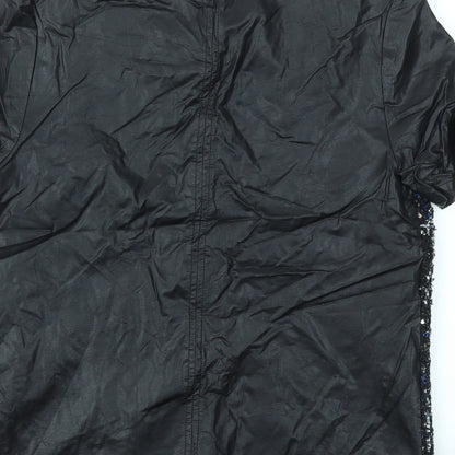 Womens UK Size 10 M&S Black Basic T-Shirt