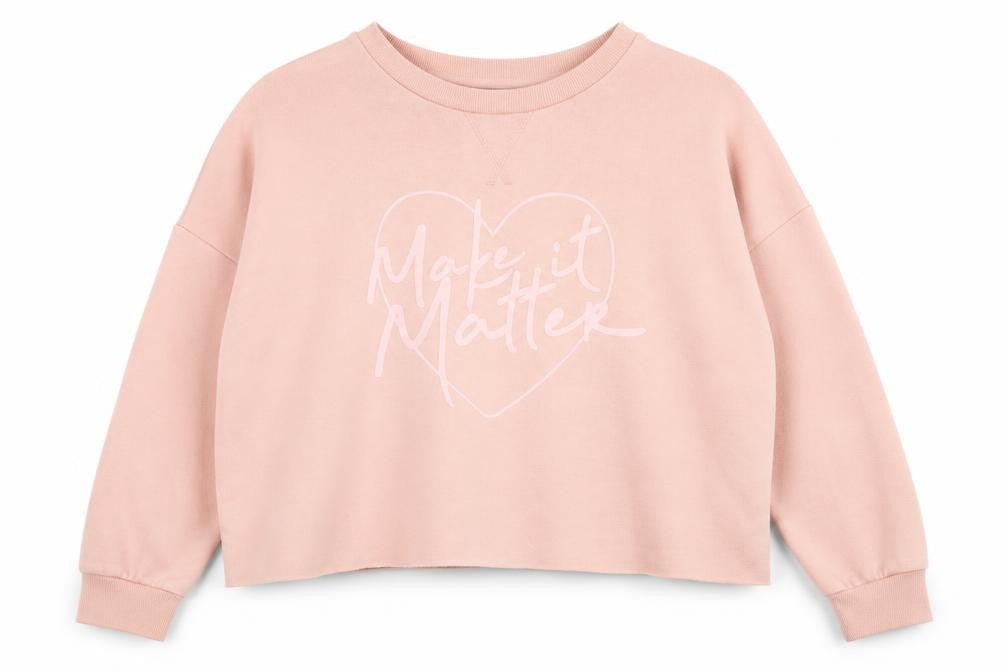 Womens UK Size L Primark Pink Pullover Jumper