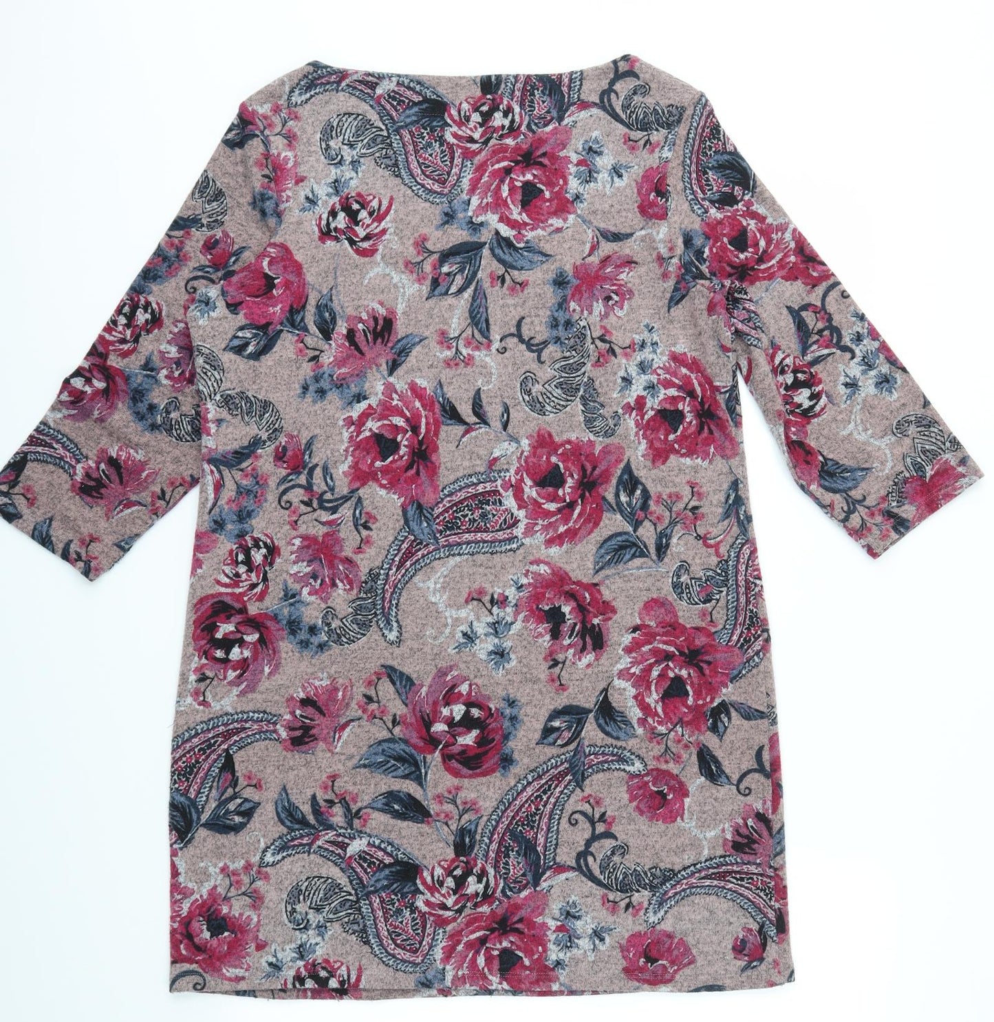 Nutmeg Womens Multicoloured Geometric  Fit & Flare  Size 10