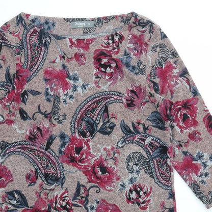 Nutmeg Womens Multicoloured Geometric  Fit & Flare  Size 10