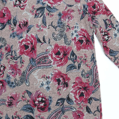 Nutmeg Womens Multicoloured Geometric  Fit & Flare  Size 10