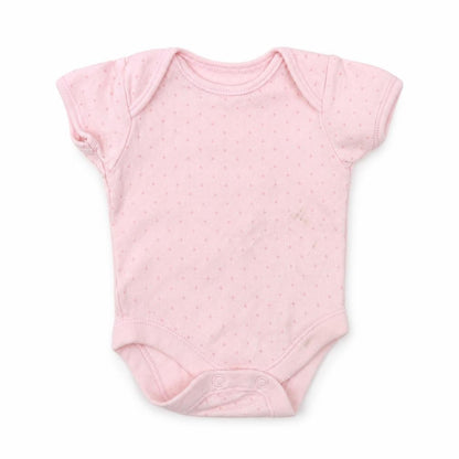 George Girls Pink Spotted  Babygrow One-Piece Size Newborn