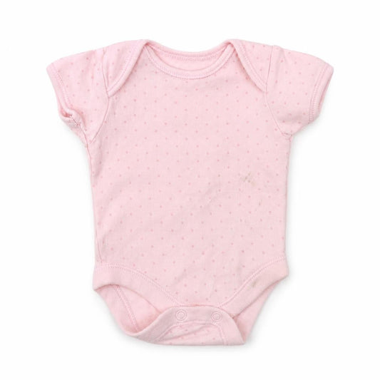 George Girls Pink Spotted  Babygrow One-Piece Size Newborn