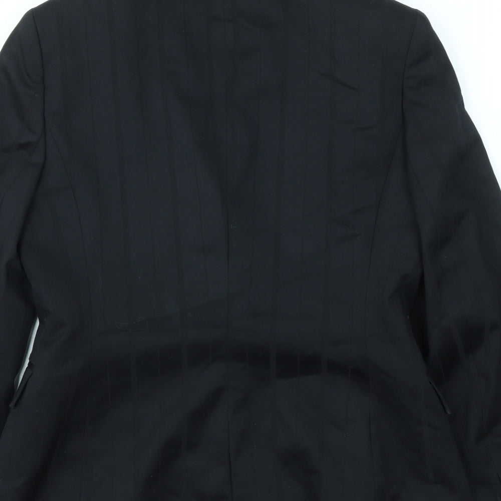 NEXT Womens Black Striped  Jacket Blazer Size 6