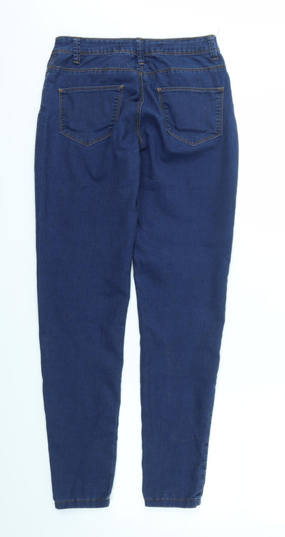 Womens UK Size 6 Denim Regular Fit Skinny Blue Jeans