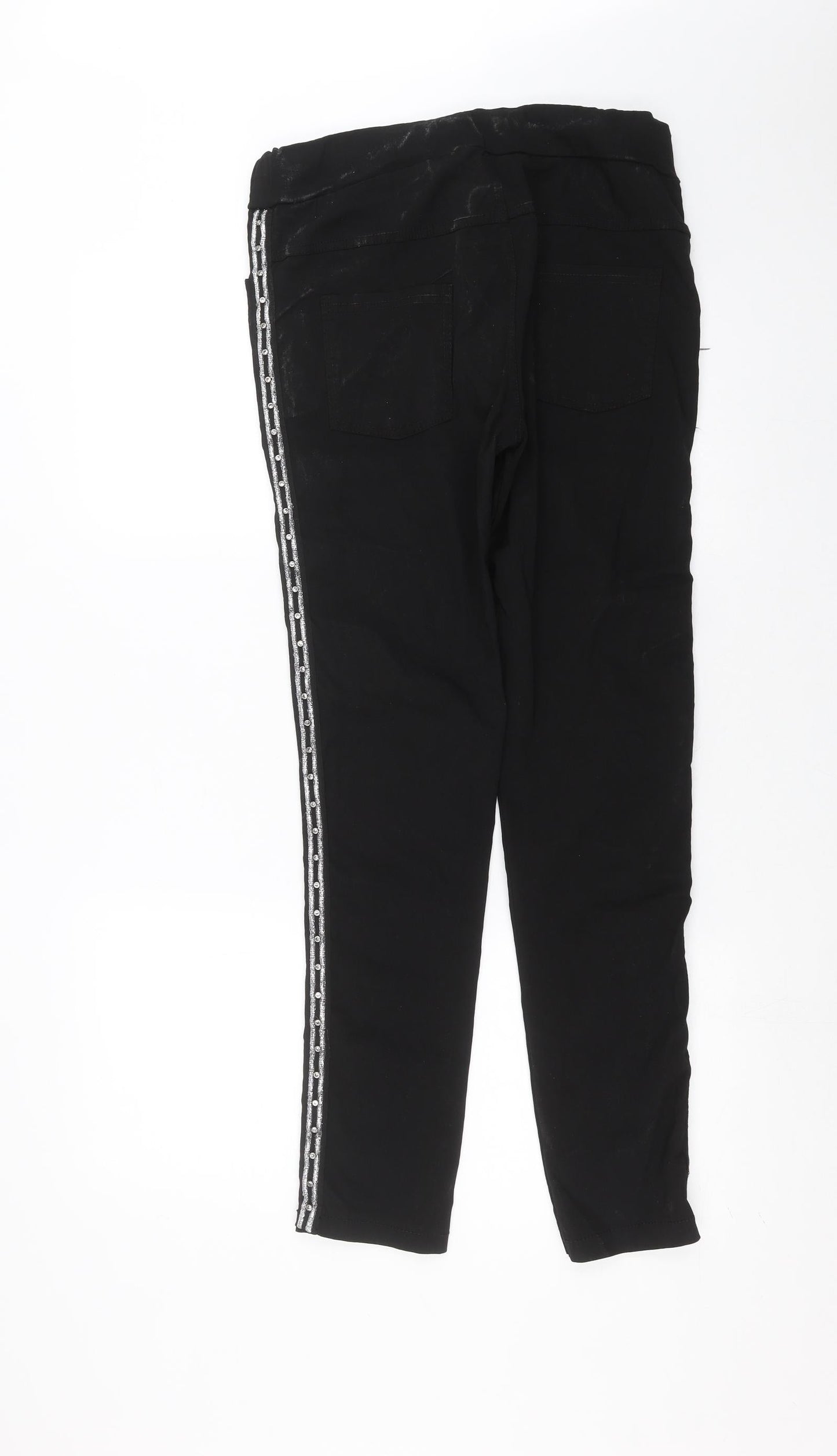 Womens UK Size 32 in Preworn Regular Fit  Black Trousers