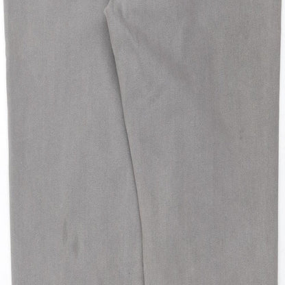 Womens UK Size 12 Preworn Slim Fit Straight Grey Jeans