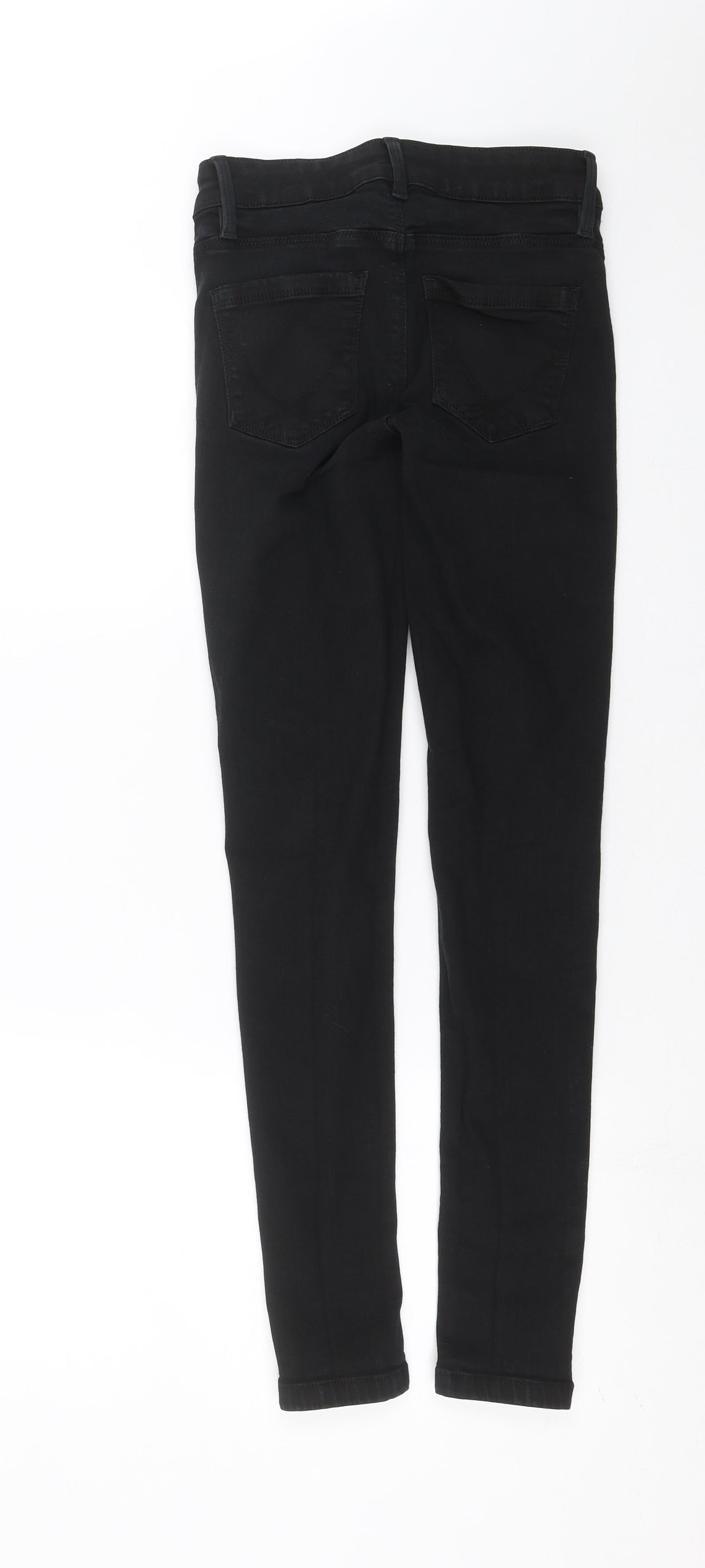 Oasis Womens Black  Denim Skinny Jeans Size 6 L28 in