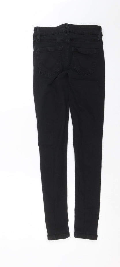 Oasis Womens Black  Denim Skinny Jeans Size 6 L28 in