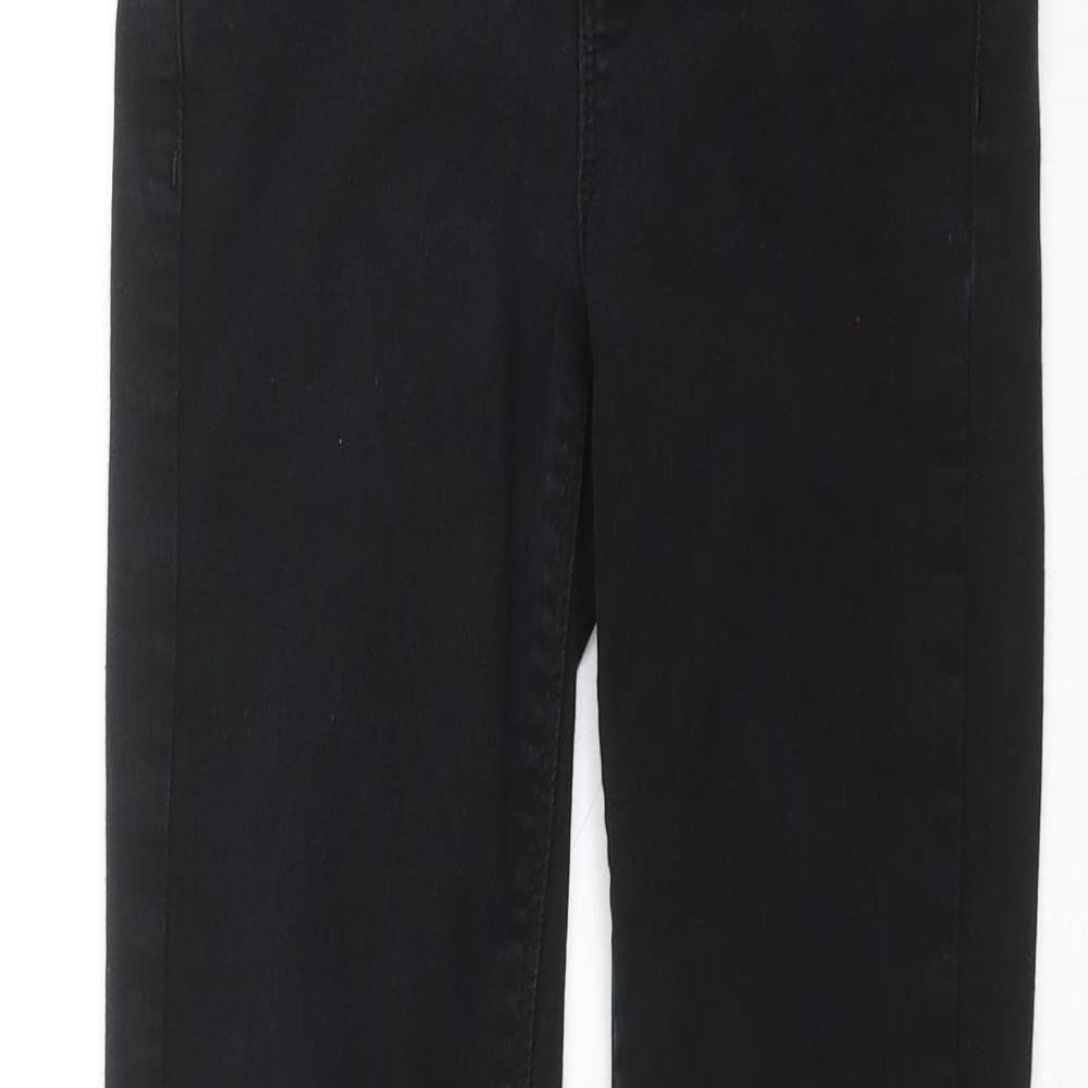 Oasis Womens Black  Denim Skinny Jeans Size 6 L28 in