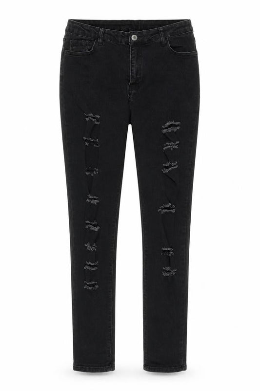 SHEIN Womens Black  Denim Skinny Jeans Size L L30 in