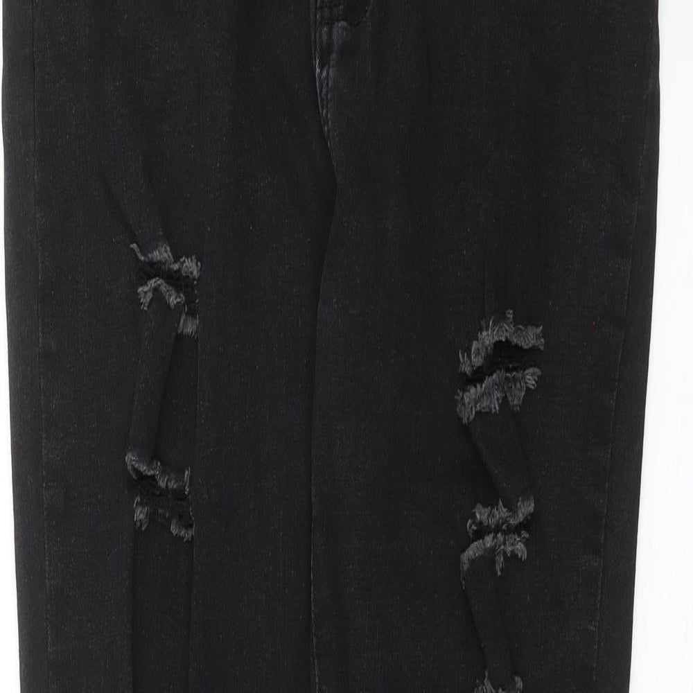 SheIn Womens Black  Denim Skinny Jeans Size L L30 in