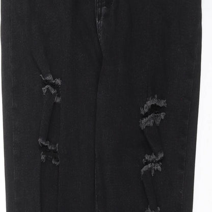 SheIn Womens Black  Denim Skinny Jeans Size L L30 in
