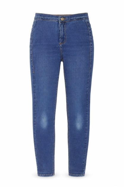 Topshop Womens Blue  Denim Skinny Jeans Size 24 in L26 in