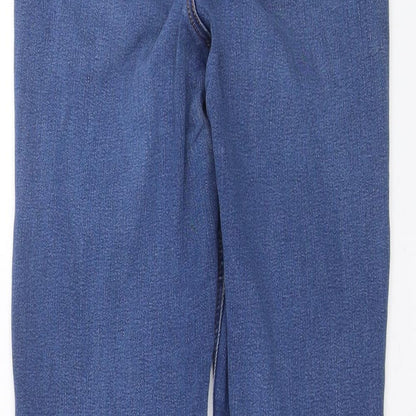 Topshop Womens Blue  Denim Skinny Jeans Size 24 in L26 in