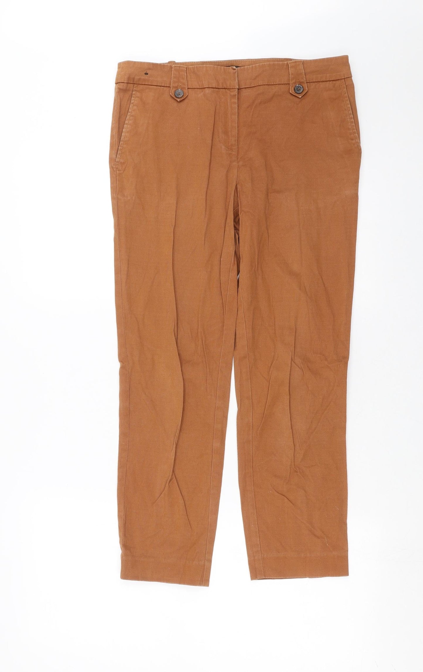 Womens UK Size 8 NEXT Regular Fit  Brown Trousers