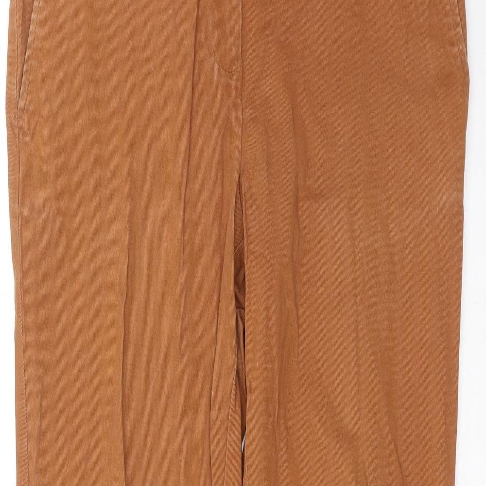 Womens UK Size 8 NEXT Regular Fit  Brown Trousers