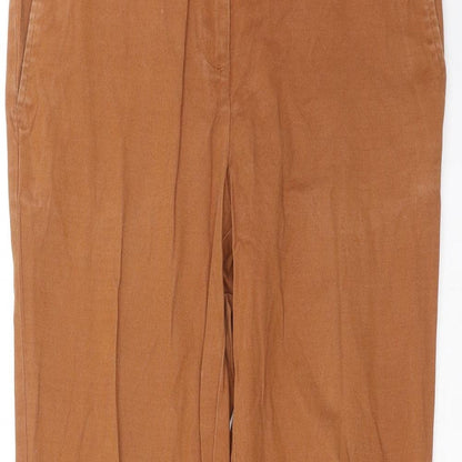 Womens UK Size 8 NEXT Regular Fit  Brown Trousers