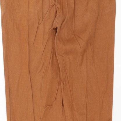 Womens UK Size 8 NEXT Regular Fit  Brown Trousers