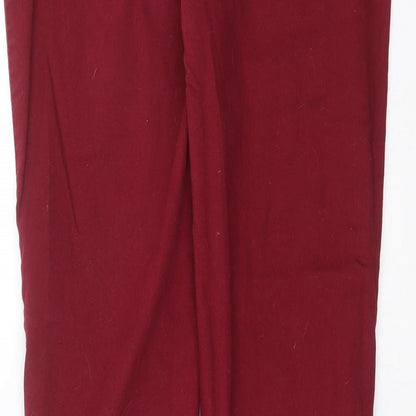 Primark Womens Purple  Denim Jegging Jeans Size 12 L28 in - burgundy