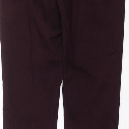 Dorothy Perkins Womens Purple  Denim Jegging Jeans Size 12 L33 in