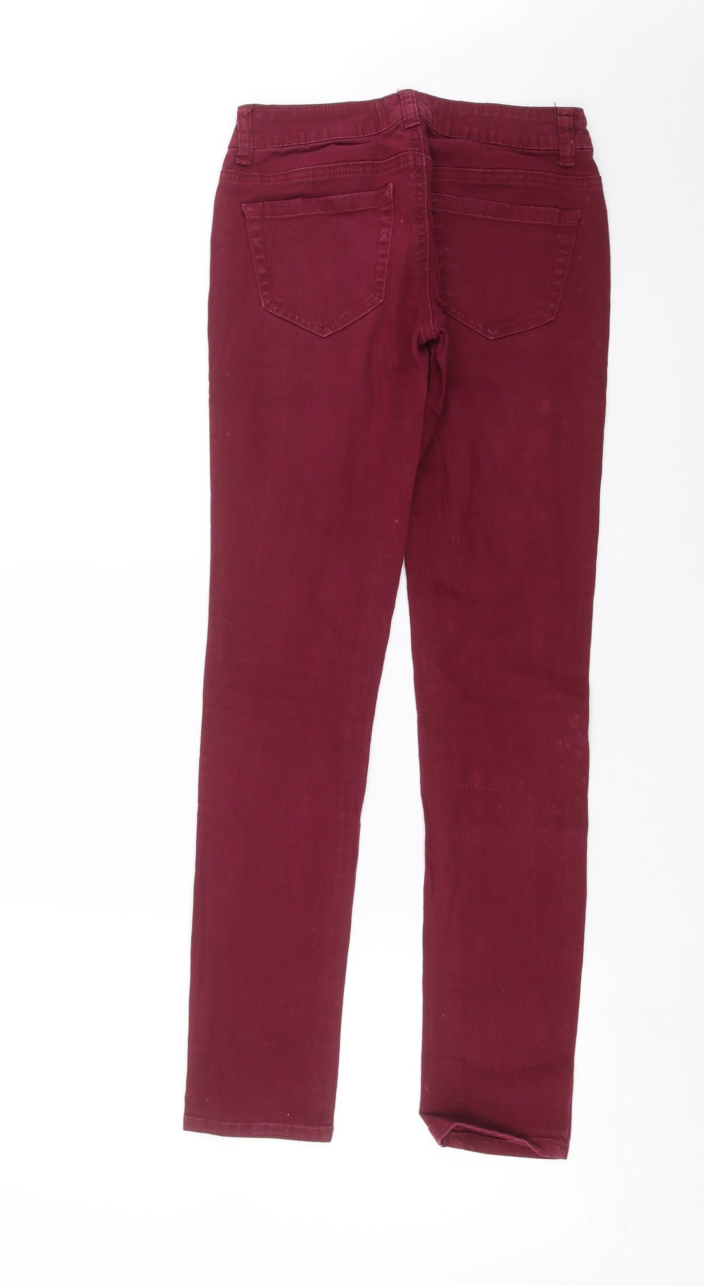AKA Womens Purple  Denim Skinny Jeans Size 26 in L29 in