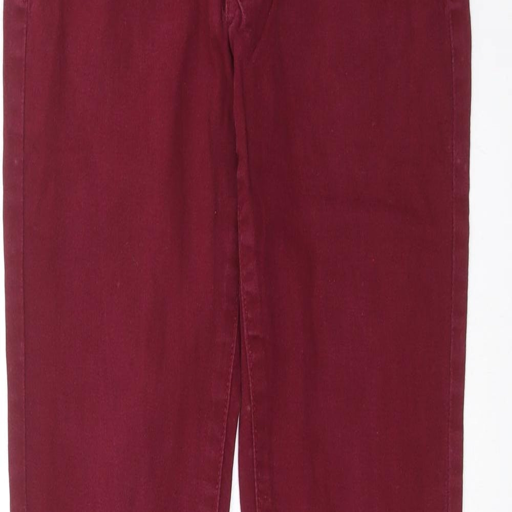 AKA Womens Purple  Denim Skinny Jeans Size 26 in L29 in