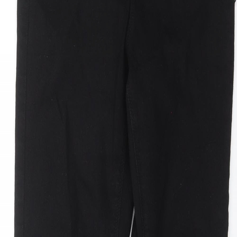 Dorothy Perkins Womens Black  Denim Skinny Jeans Size 10 L30 in