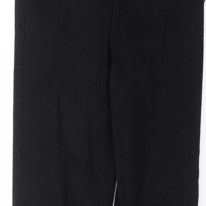 Dorothy Perkins Womens Black  Denim Skinny Jeans Size 10 L30 in
