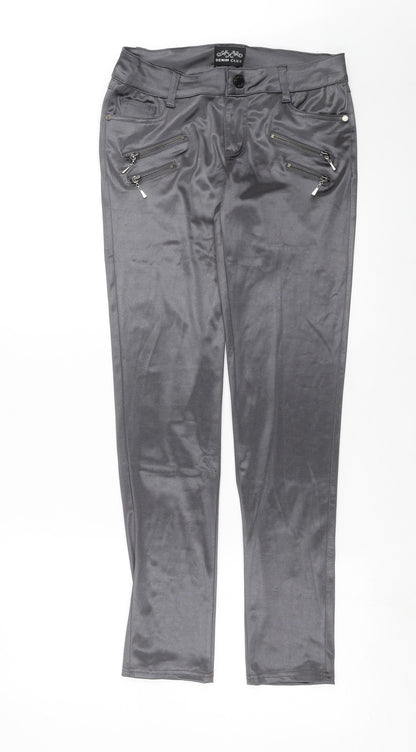 Denim Club Womens Grey   Trousers  Size 10 L30 in