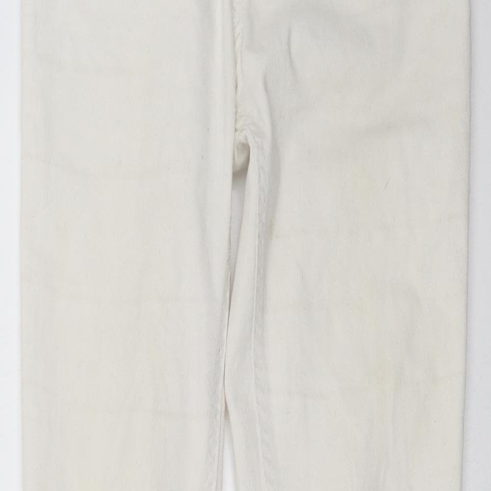 New Look Womens White  Denim Skinny Jeans Size 8 L30 in